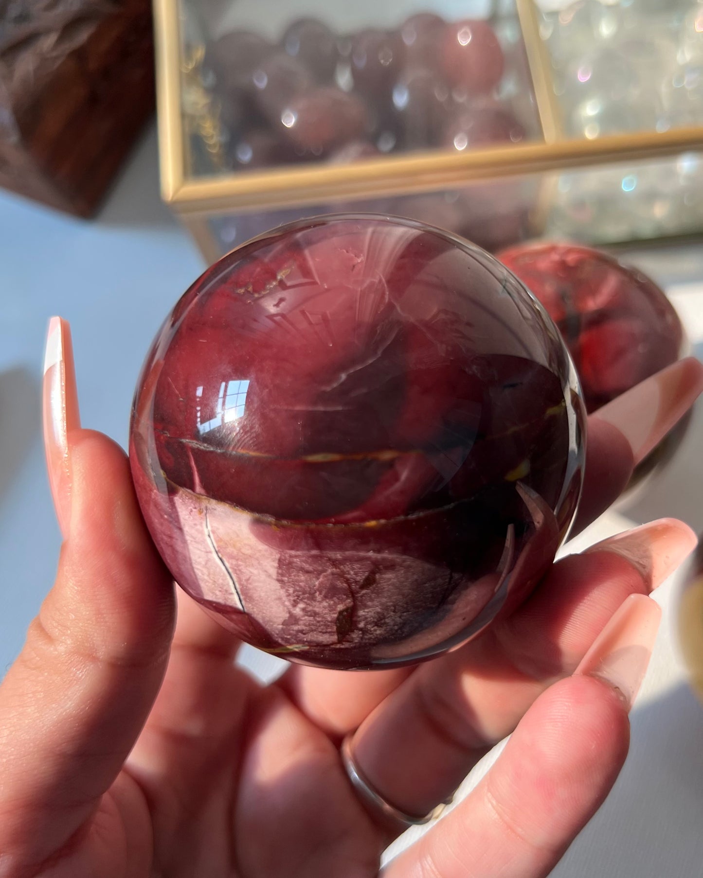 Mookaite Crystal Sphere A