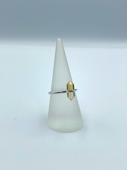 The Clarity Ring | Silver Citrine